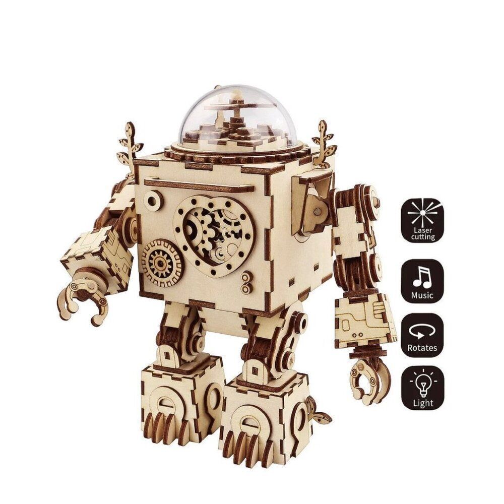 ROKR Steampunk Music Box AM601 Orpheus Collectible Toy
